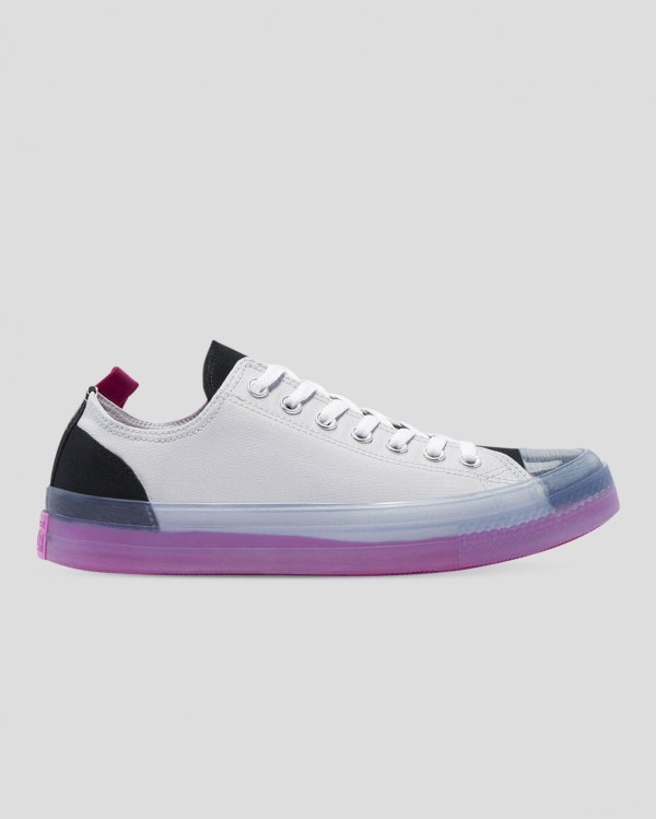 Converse Chuck Taylor All Star CX Colour Blocked Hvide Sort Sko Danmark - Converse Lave Sneakers Her